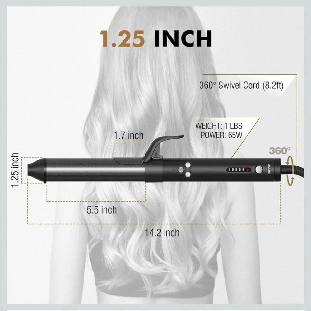 Automatic Curling Iron for Women - Black